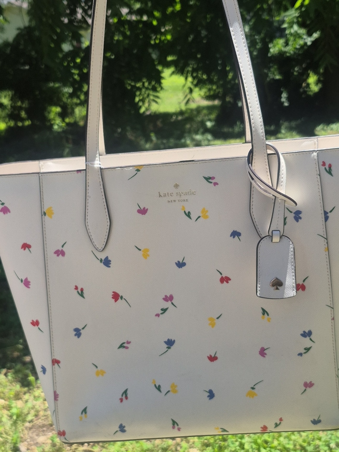 Leather Tote Bag, Kate Spade Sutton Tulip Toss Medium Tote
